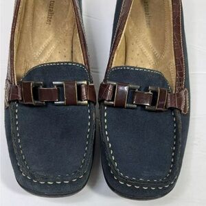 Naturalizer Shoes Women's 8 Camille Suede Leather Comfort Slip-On Loafer